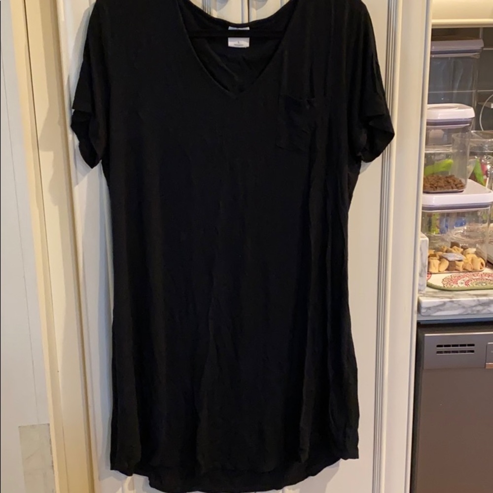 Black Soma Cool Nights Sleep Shirt